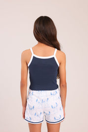 FOX בנות אחר גופיה ממותגת סטיץ' דיסני גופיה ממותגת סטיץ' דיסני