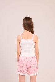 FOX בנות גופיה גופיה ממותגת סטיץ' דיסני גופיה ממותגת סטיץ' דיסני