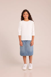FOX בנות חולצה קצרה חולצת SLEEVE חולצת SLEEVE