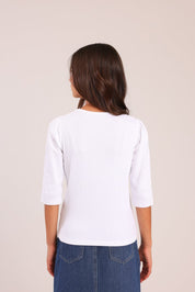 FOX בנות חולצה קצרה חולצת 3/4 SLEEVE חולצת 3/4 SLEEVE