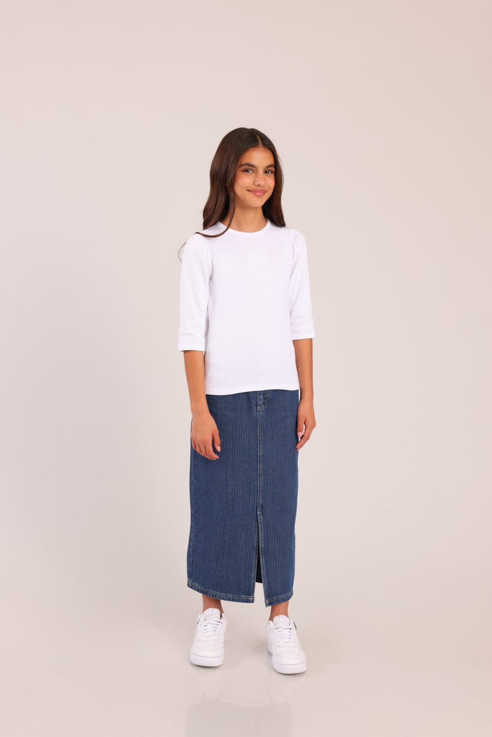 FOX בנות חולצה קצרה חולצת 3/4 SLEEVE חולצת 3/4 SLEEVE