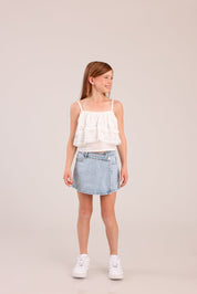 FOX בנות אחר גופיית קומות עם הדפסים גופיית קומות עם הדפסים