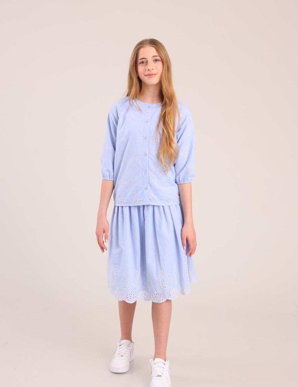 FOX בנות אחר חצאית רקומה חצאית רקומה