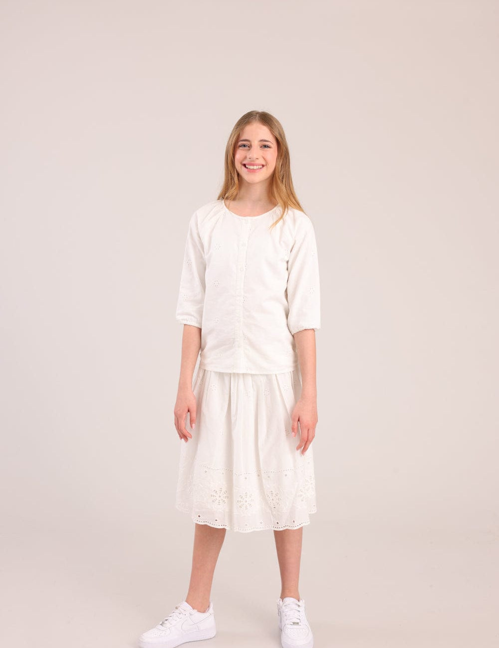 FOX בנות אחר חצאית רקומה חצאית רקומה