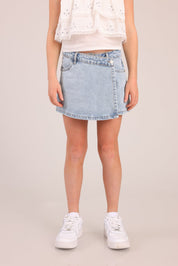 FOX בנות אחר חצאית שורט ג'ינס חצאית שורט ג'ינס