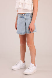 FOX בנות אחר חצאית שורט ג'ינס חצאית שורט ג'ינס