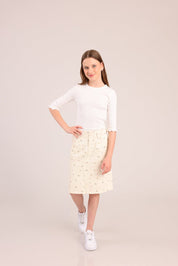 FOX בנות חצאית חצאית ג'ינס חצאית ג'ינס