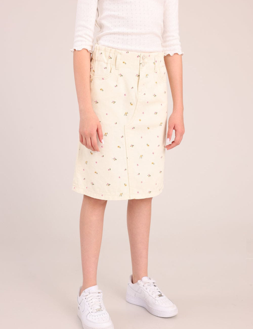 FOX בנות חצאית חצאית ג'ינס חצאית ג'ינס