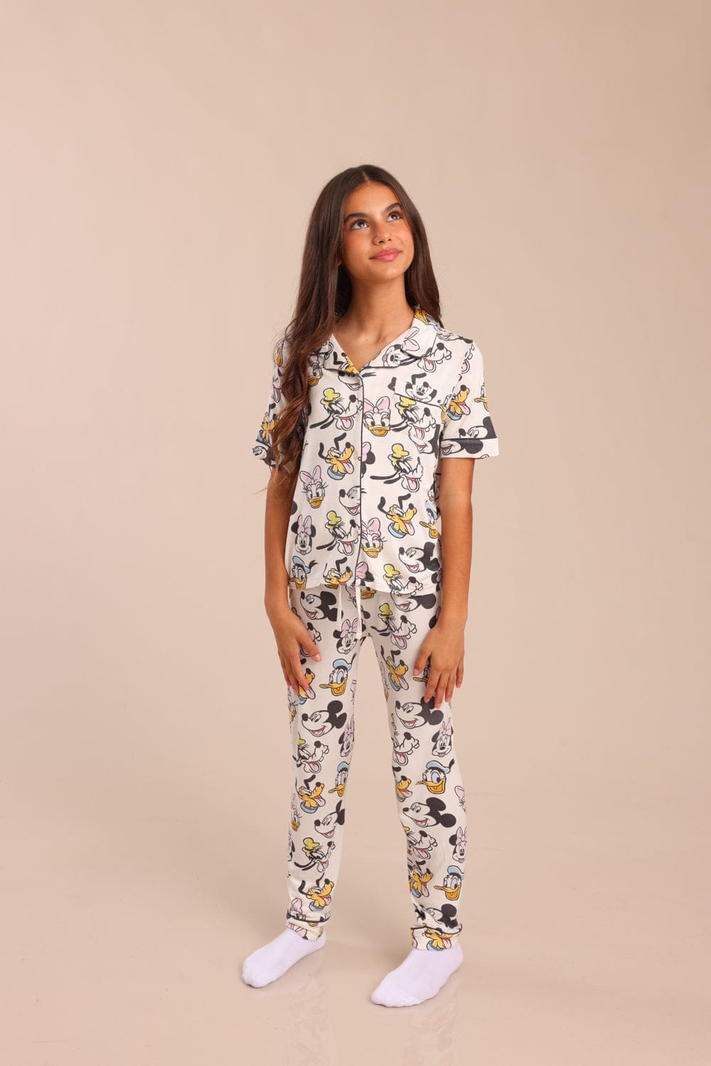 FOX בנות אחר פיג'מה ממותגת מיני מאוס דיסני פיג'מה ממותגת מיני מאוס דיסני