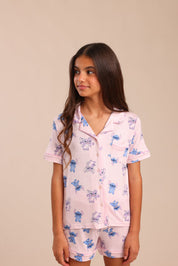 FOX בנות אחר פיג'מה ממותגת סטיץ' דיסני פיג'מה ממותגת סטיץ' דיסני