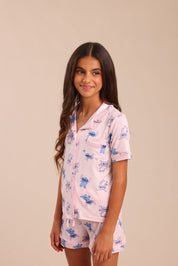 FOX בנות אחר פיג'מה ממותגת סטיץ' דיסני פיג'מה ממותגת סטיץ' דיסני