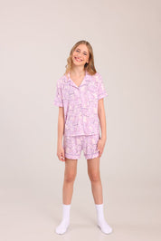 FOX בנות אחר פיג'מה ממותגת סטיץ' דיסני פיג'מה ממותגת סטיץ' דיסני