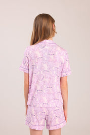 FOX בנות אחר פיג'מה ממותגת סטיץ' דיסני פיג'מה ממותגת סטיץ' דיסני