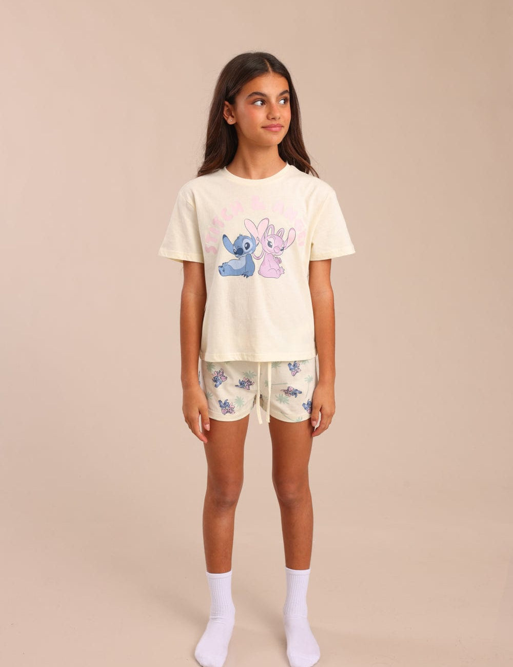 FOX בנות אחר פיג'מה ממותגת סטיץ' דיסני פיג'מה ממותגת סטיץ' דיסני