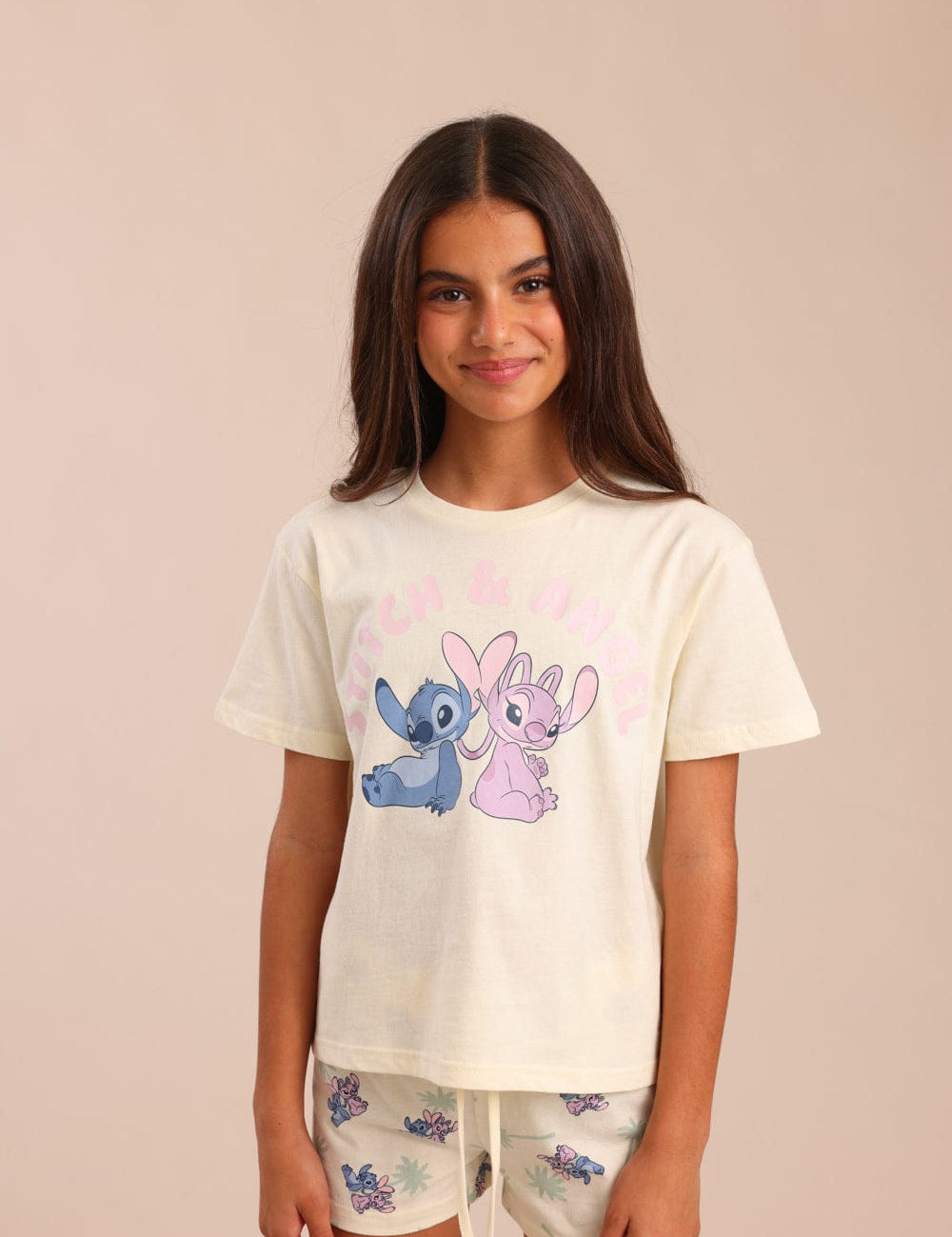 FOX בנות אחר פיג'מה ממותגת סטיץ' דיסני פיג'מה ממותגת סטיץ' דיסני