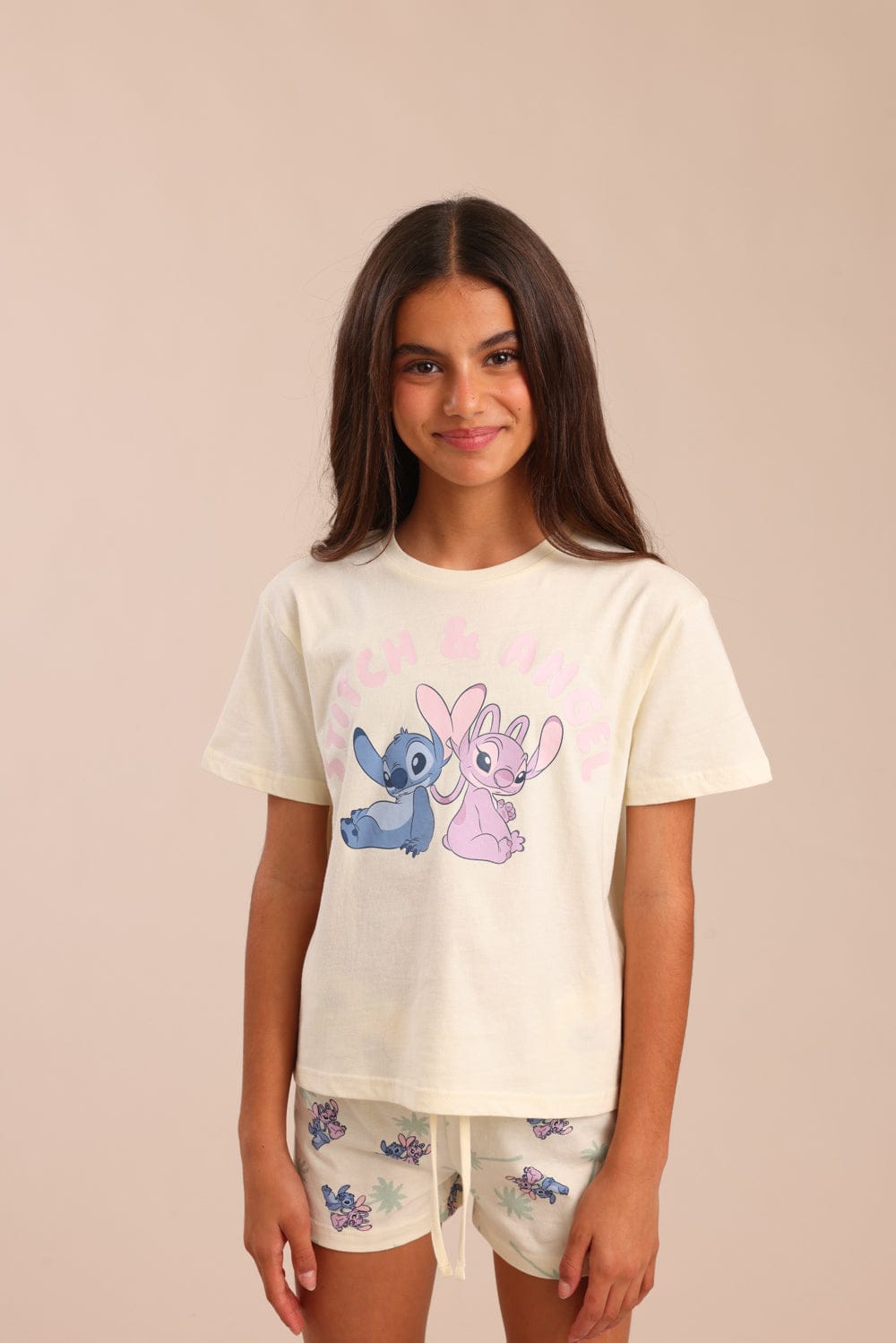 FOX בנות אחר פיג'מה ממותגת סטיץ' דיסני פיג'מה ממותגת סטיץ' דיסני