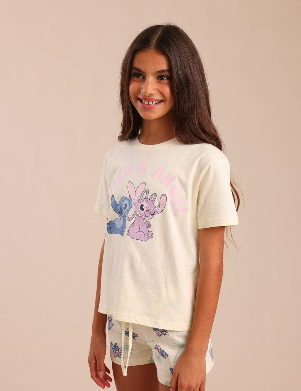 FOX בנות אחר פיג'מה ממותגת סטיץ' דיסני פיג'מה ממותגת סטיץ' דיסני