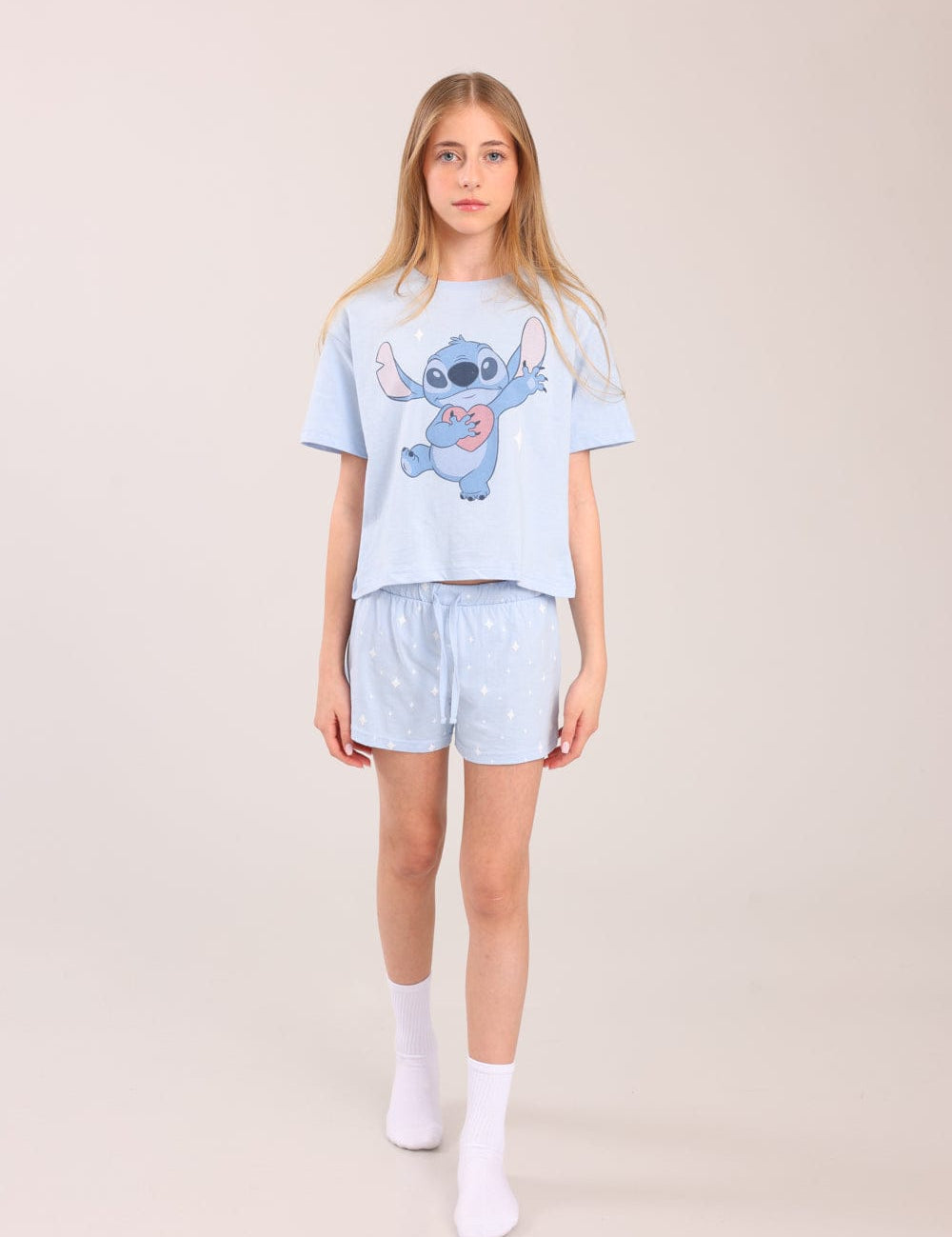 FOX בנות אחר פיג'מה ממותגת סטיץ' דיסני פיג'מה ממותגת סטיץ' דיסני