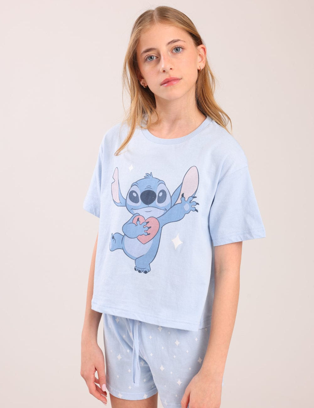 FOX בנות אחר פיג'מה ממותגת סטיץ' דיסני פיג'מה ממותגת סטיץ' דיסני