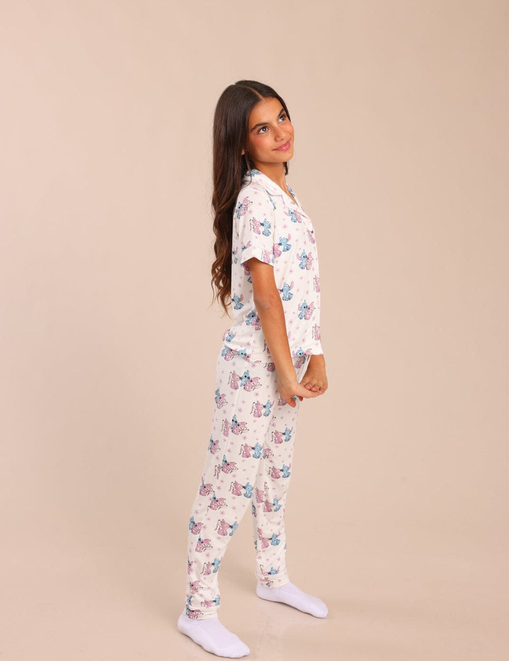 FOX בנות אחר פיג'מה מכופתרת סטיץ' דיסני פיג'מה מכופתרת סטיץ' דיסני