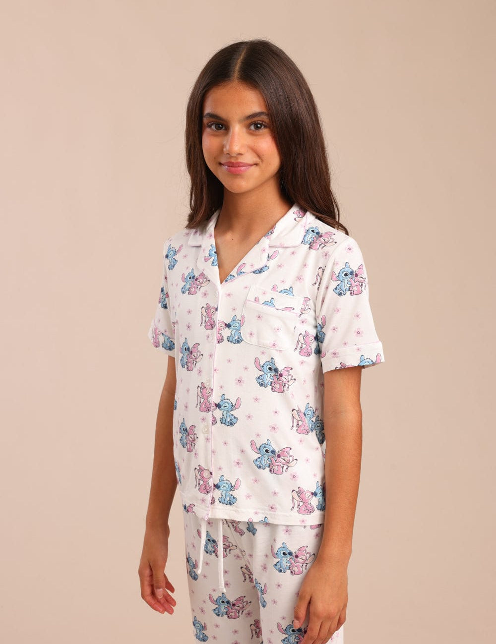 FOX בנות אחר פיג'מה מכופתרת סטיץ' דיסני פיג'מה מכופתרת סטיץ' דיסני