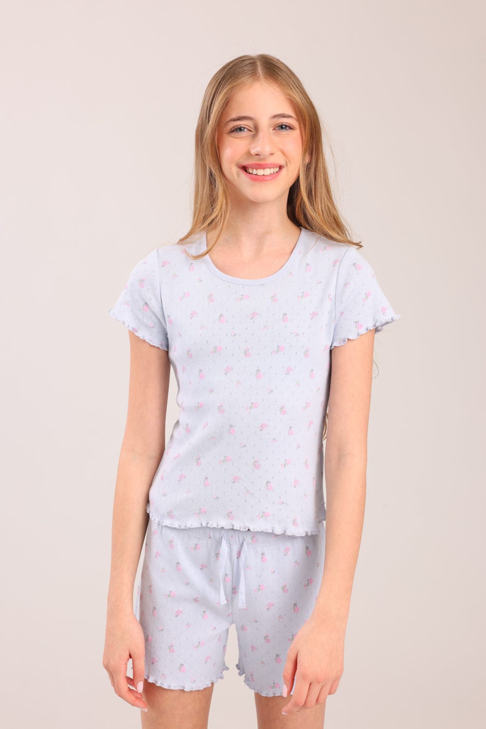 FOX בנות אחר פיג'מה עם הדפס פיג'מה עם הדפס