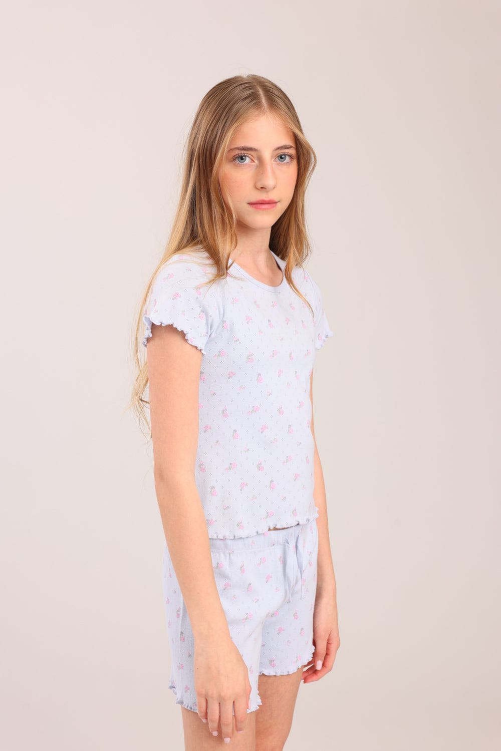 FOX בנות אחר פיג'מה עם הדפס פיג'מה עם הדפס