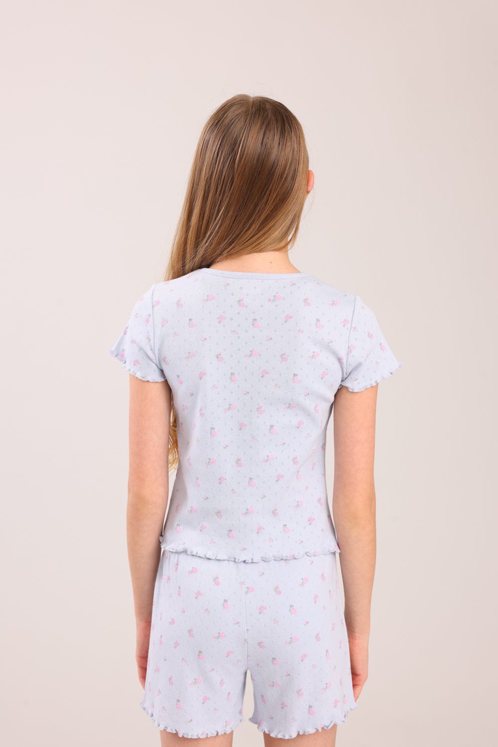 FOX בנות אחר פיג'מה עם הדפס פיג'מה עם הדפס