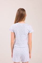 FOX בנות אחר פיג'מה עם הדפס פיג'מה עם הדפס