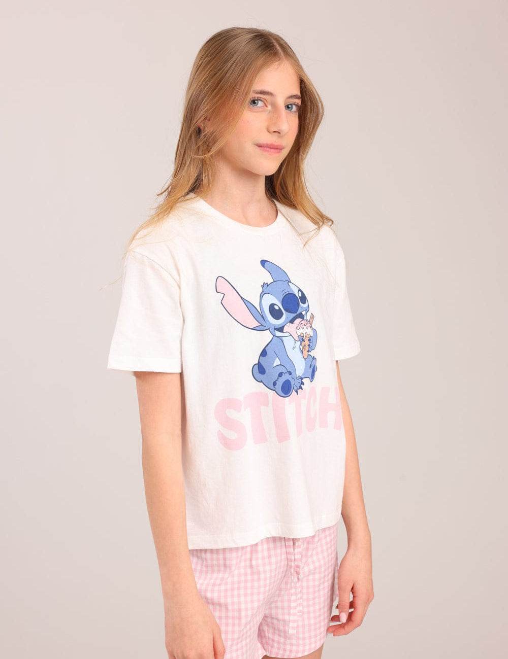 FOX בנות אחר פיג'מה ממותגת סטיץ' דיסני פיג'מה ממותגת סטיץ' דיסני