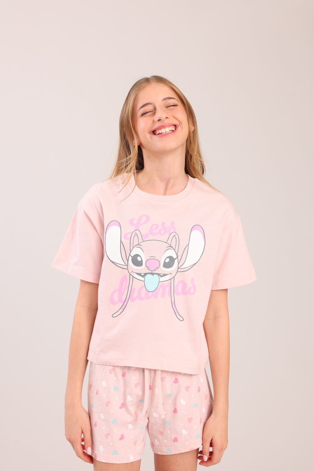 FOX בנות אחר פיג'מה ממותגת סטיץ' דיסני פיג'מה ממותגת סטיץ' דיסני