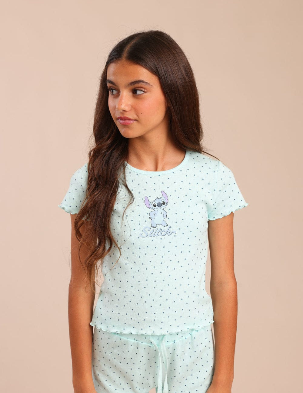 FOX בנות אחר פיג'מה ממותגת סטיץ' דיסני פיג'מה ממותגת סטיץ' דיסני