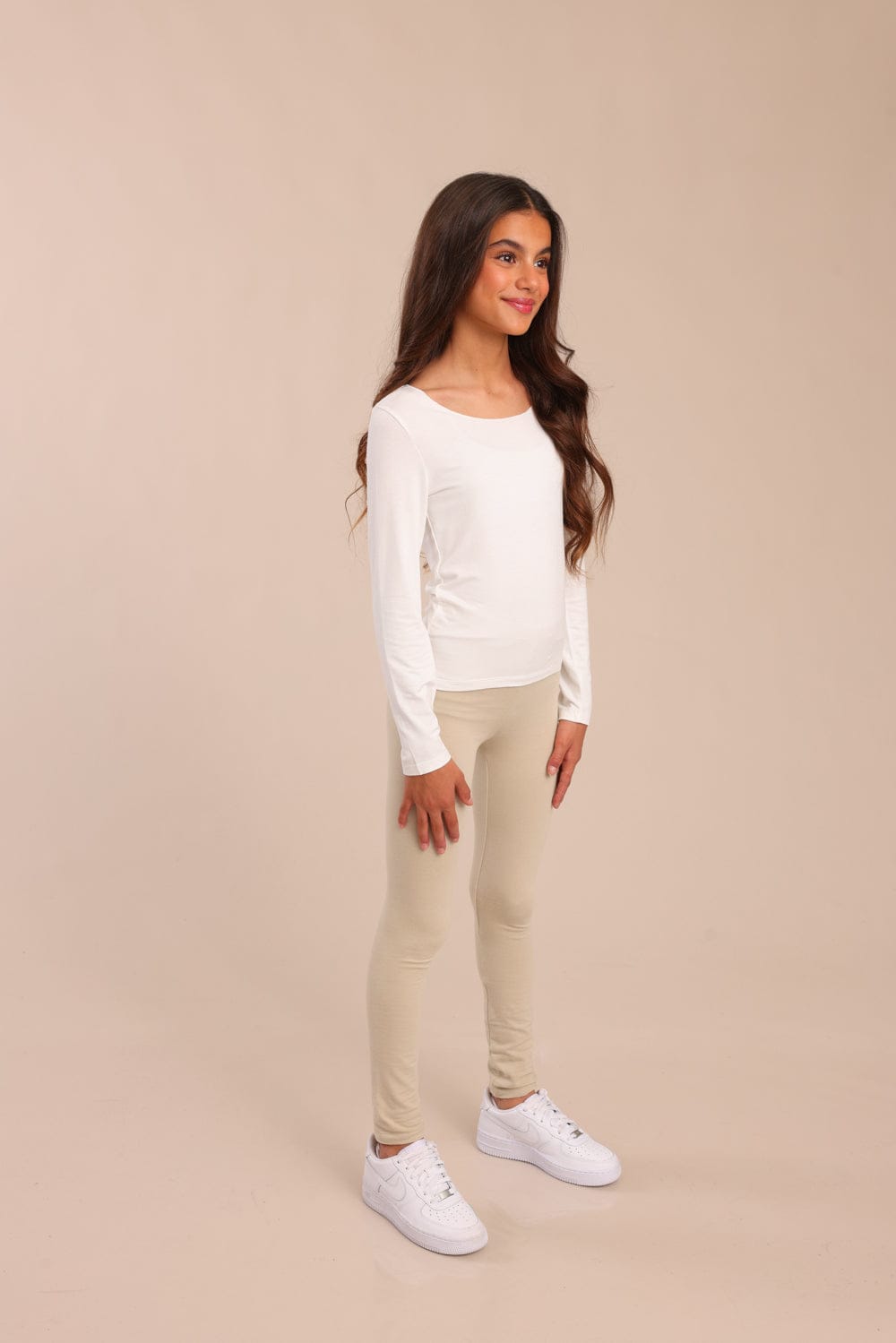 FOX בנות מכנסיים טייץ חלק טייץ חלק