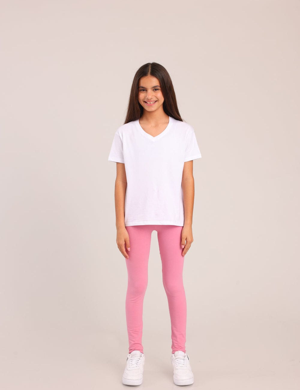 FOX בנות מכנסיים ארוכים טייץ ארוך חלק טייץ ארוך חלק