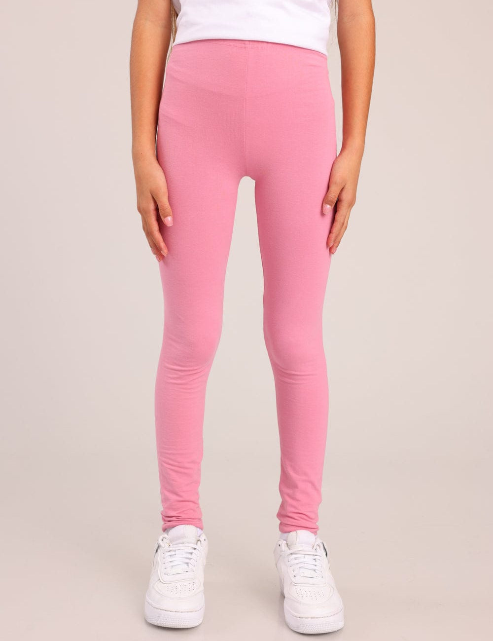 FOX בנות מכנסיים ארוכים טייץ ארוך חלק טייץ ארוך חלק