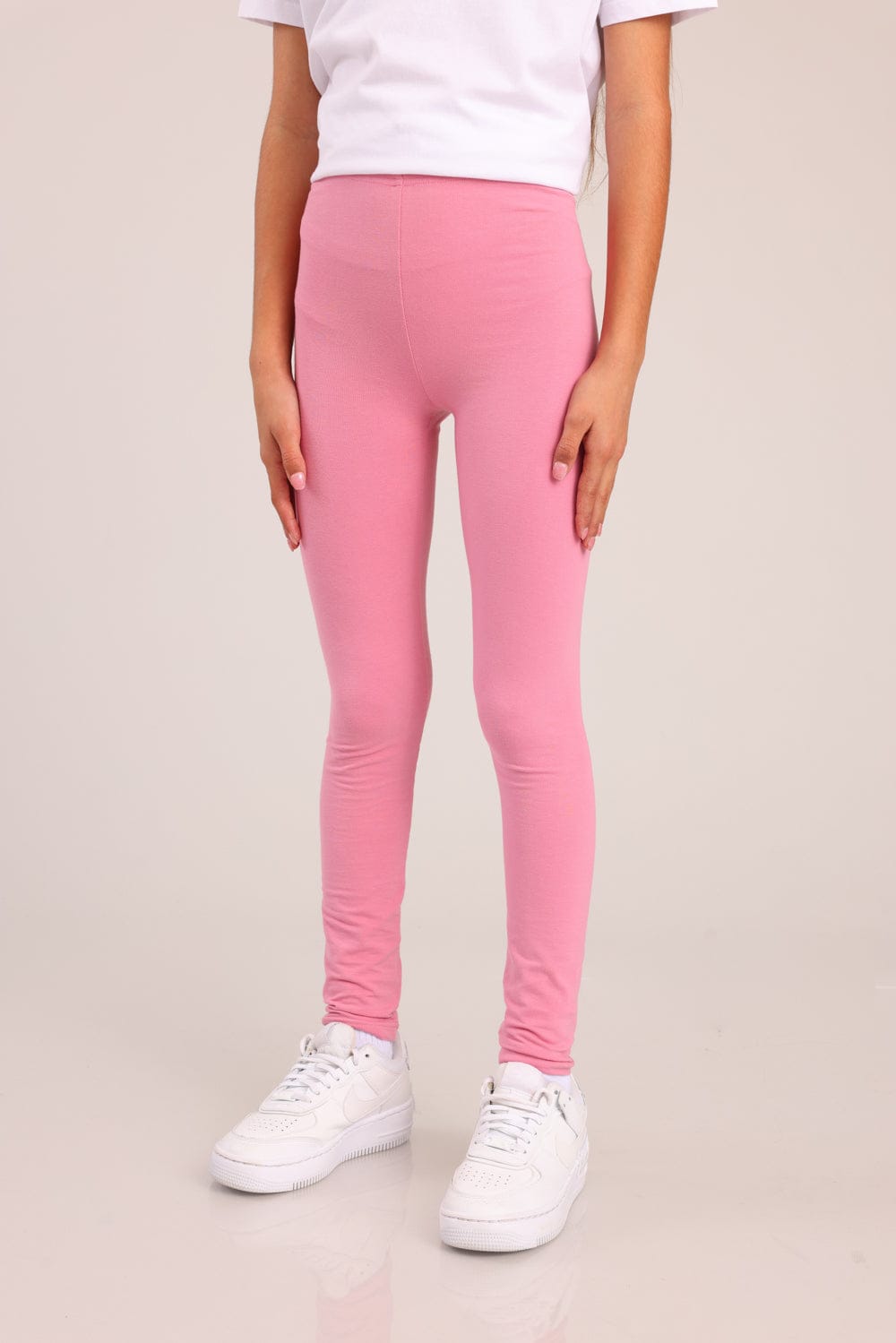 FOX בנות מכנסיים ארוכים טייץ ארוך חלק טייץ ארוך חלק