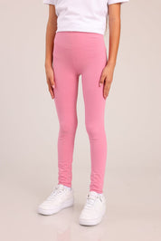 FOX בנות מכנסיים ארוכים טייץ ארוך חלק טייץ ארוך חלק