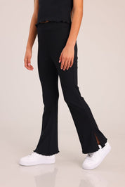 FOX בנות מכנסיים ארוכים טייץ מתרחב טייץ מתרחב