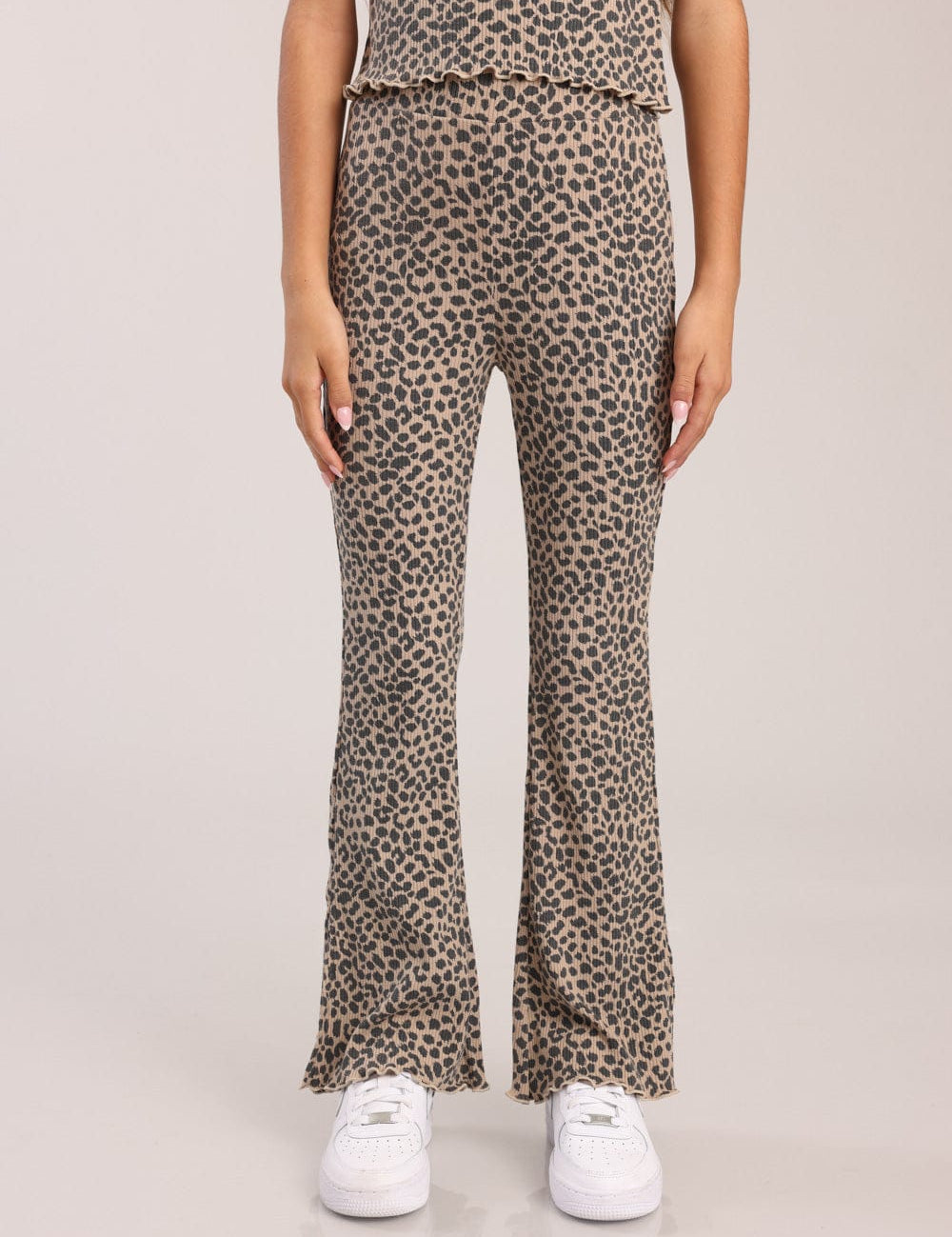 FOX בנות מכנסיים טייץ מתרחב עם הדפס טייץ מתרחב עם הדפס