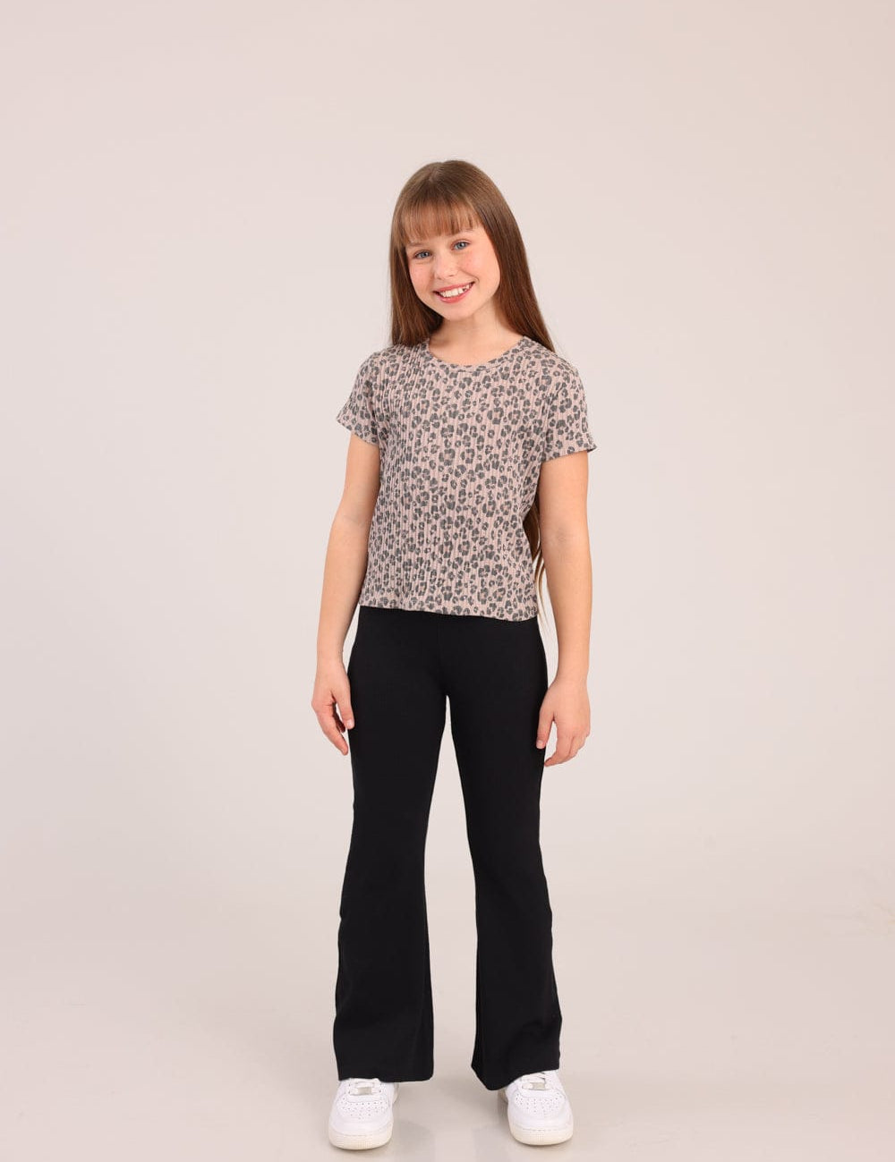 FOX בנות מכנסיים ארוכים טייץ בנות מתרחב טייץ בנות מתרחב