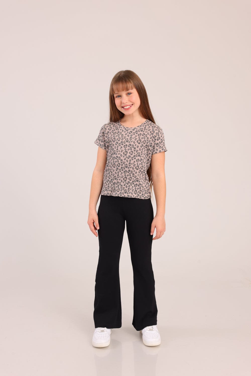 FOX בנות מכנסיים ארוכים טייץ בנות מתרחב טייץ בנות מתרחב