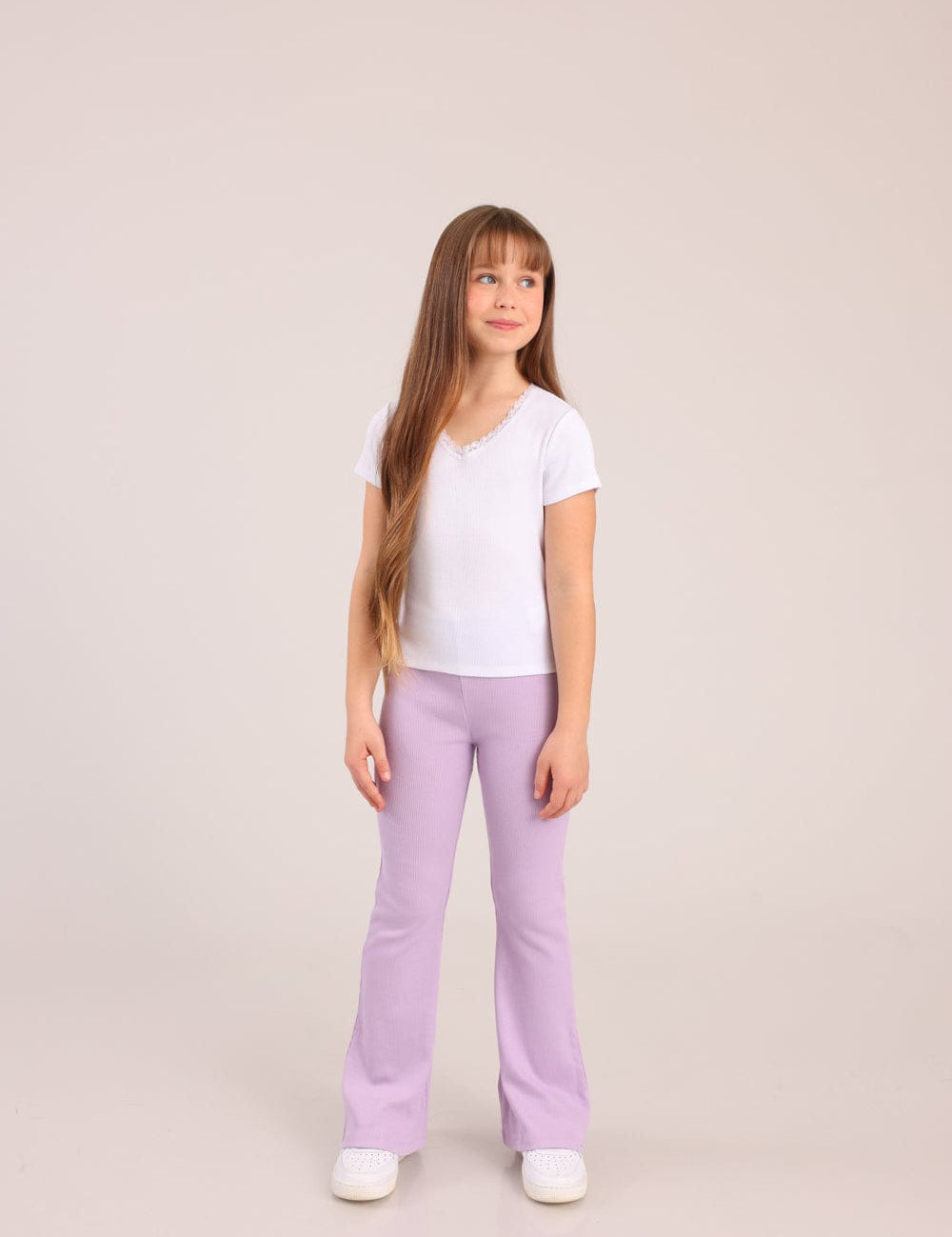 FOX בנות מכנסיים ארוכים טייץ בנות מתרחב טייץ בנות מתרחב