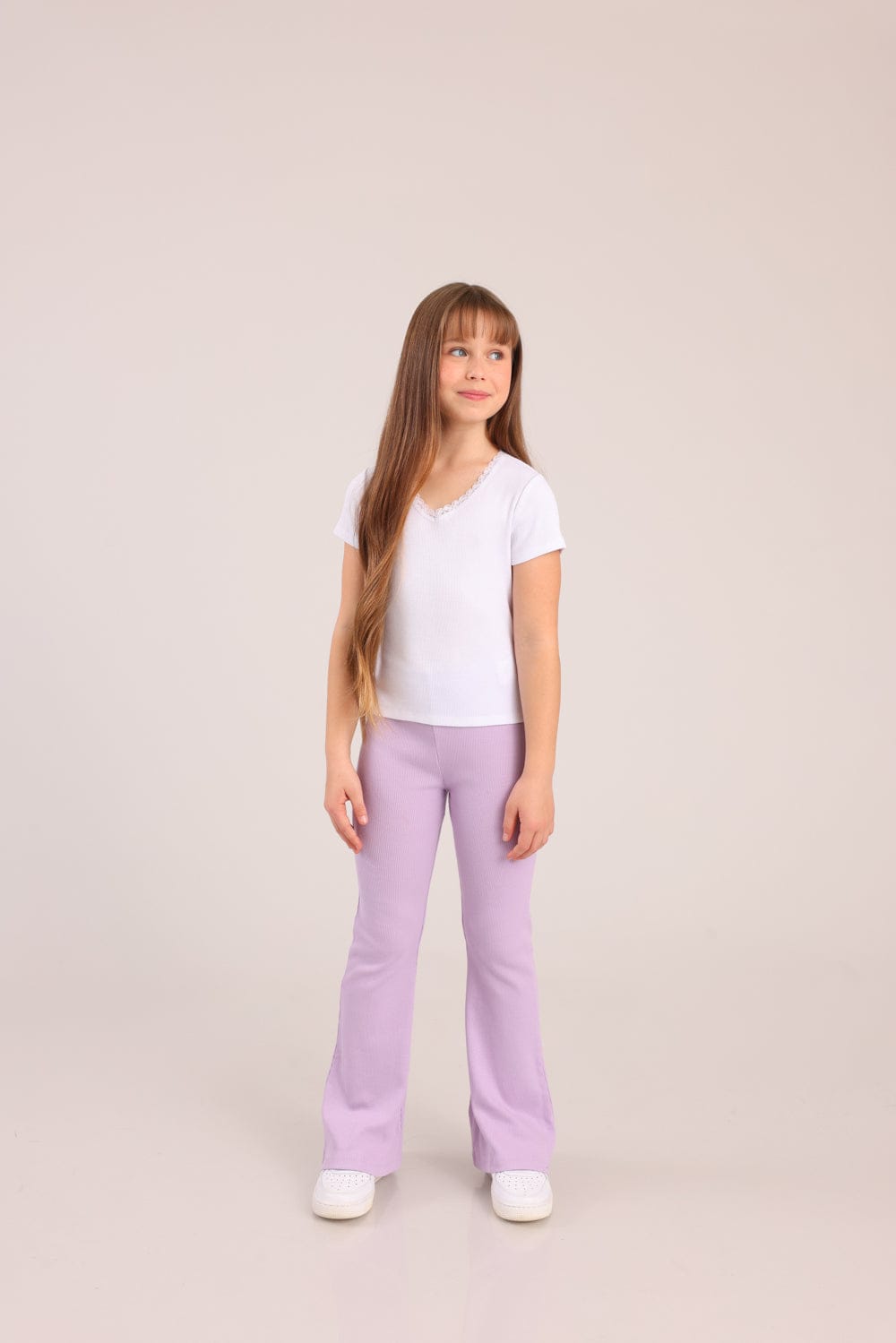 FOX בנות מכנסיים ארוכים טייץ בנות מתרחב טייץ בנות מתרחב