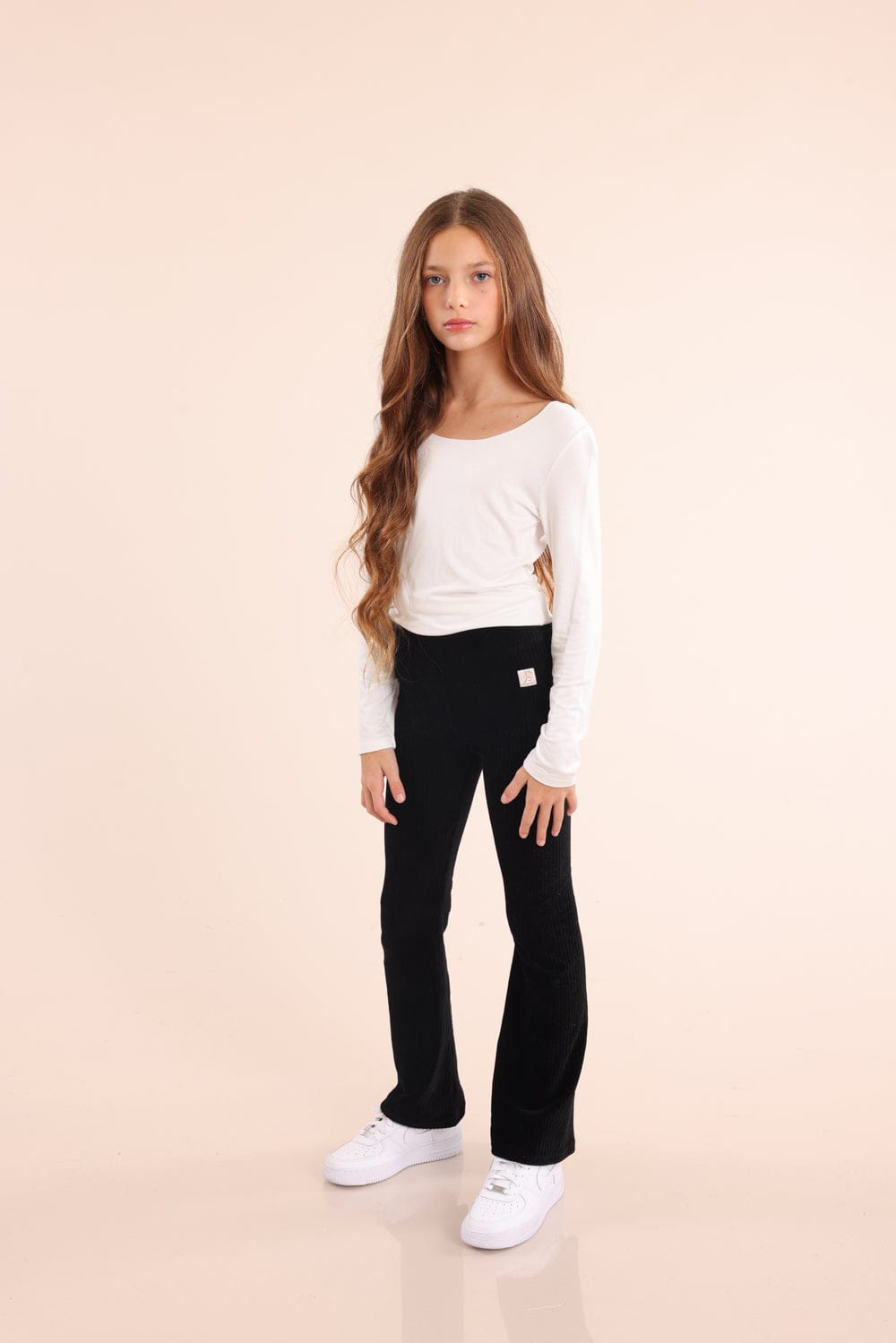 FOX בנות מכנסיים מכנסי אריג מכנסי אריג