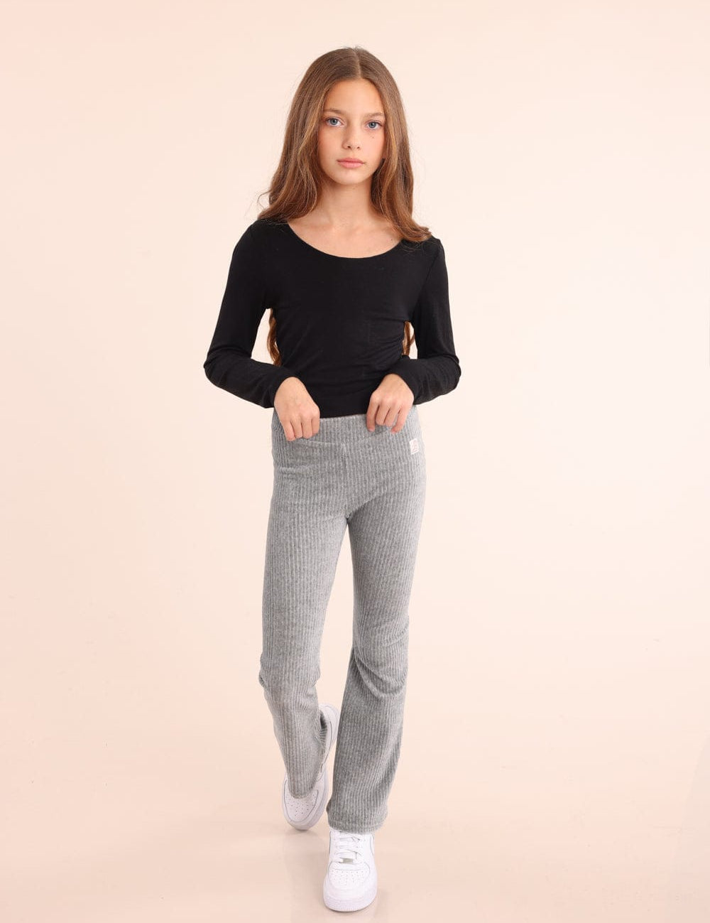 FOX בנות מכנסיים מכנסי אריג מכנסי אריג