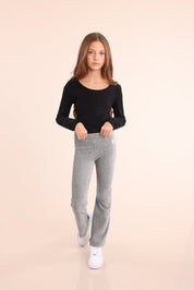 FOX בנות מכנסיים מכנסי אריג מכנסי אריג