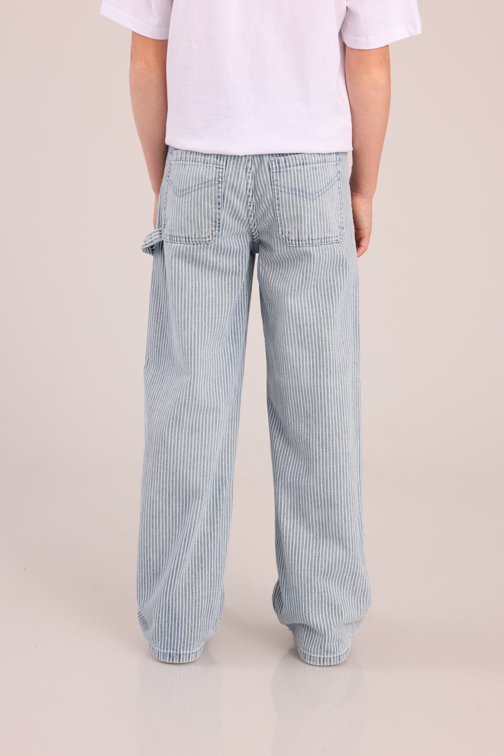 FOX בנות מכנסיים ארוכים מכנסי ג'ינס אוברסייז מכנסי ג'ינס אוברסייז