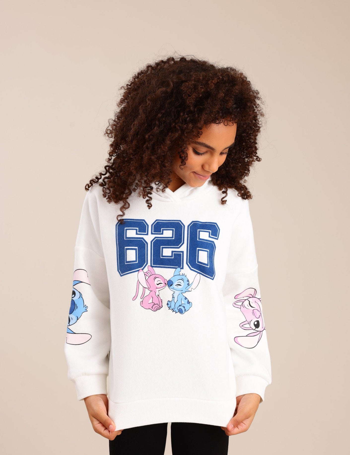 FOX בנות פוטרים פוטר קפוצ'ון ממותג סטיץ' פוטר קפוצ'ון ממותג סטיץ'