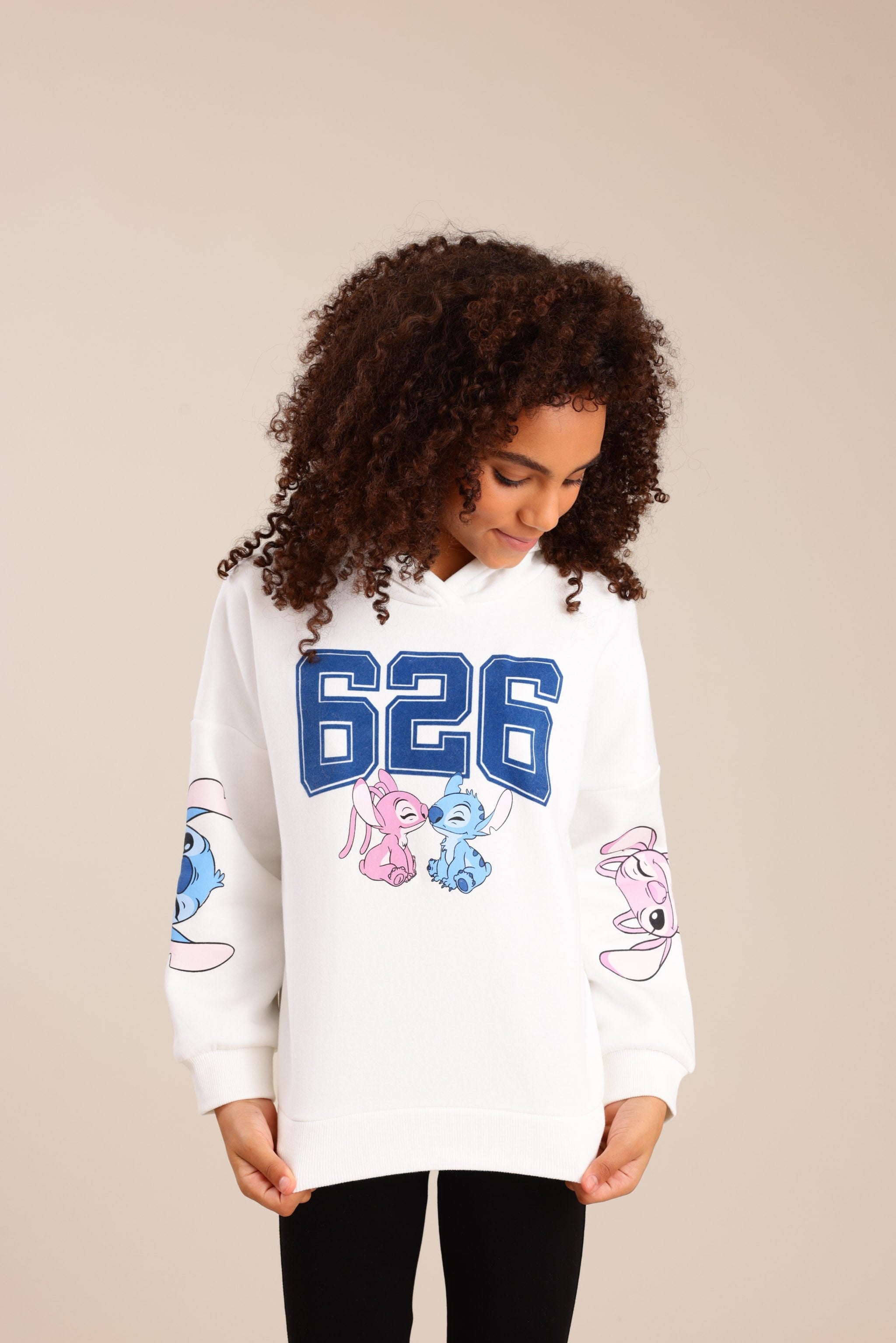 FOX בנות פוטרים פוטר קפוצ'ון ממותג סטיץ' פוטר קפוצ'ון ממותג סטיץ'