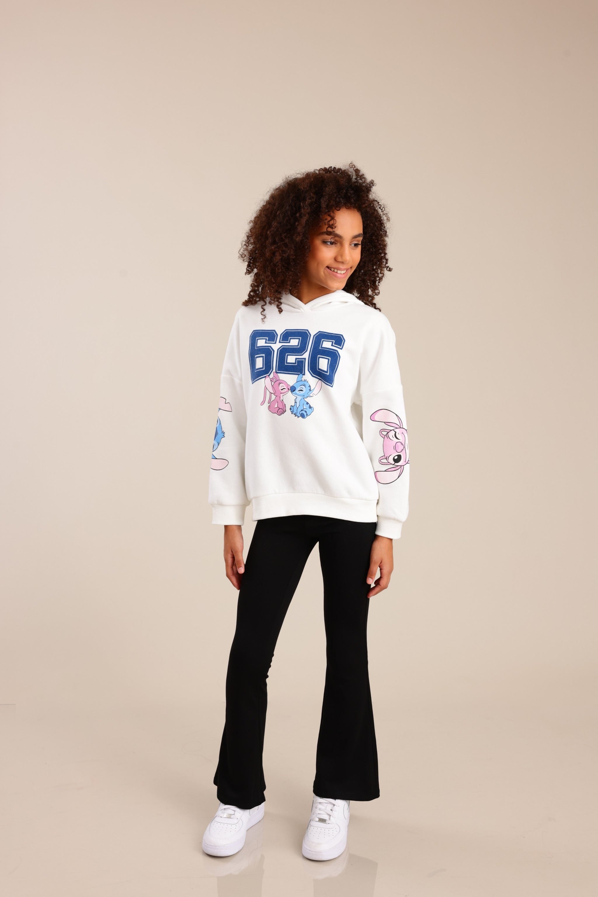 FOX בנות פוטרים פוטר קפוצ'ון ממותג סטיץ' פוטר קפוצ'ון ממותג סטיץ'